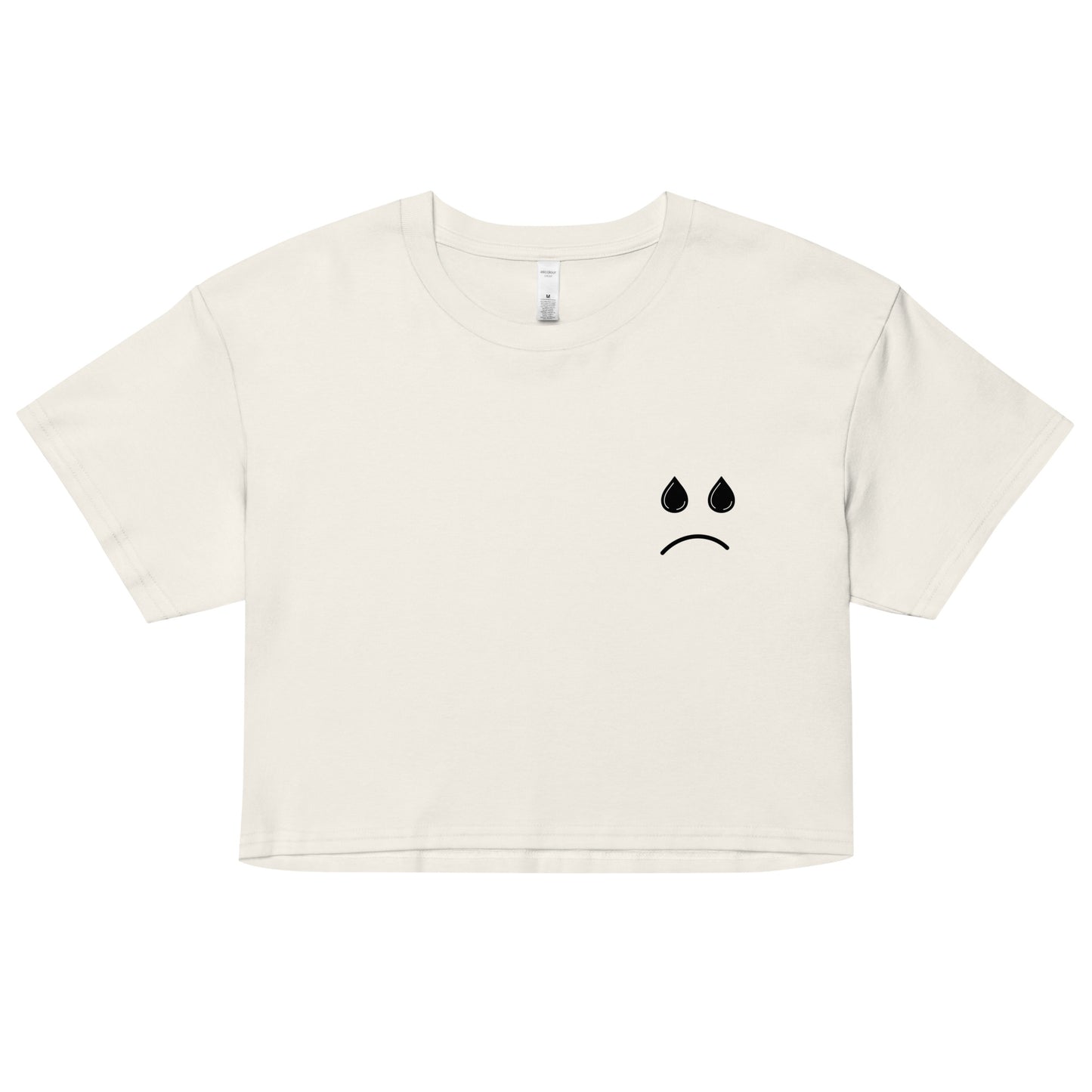 Nope Drop Frown crop top