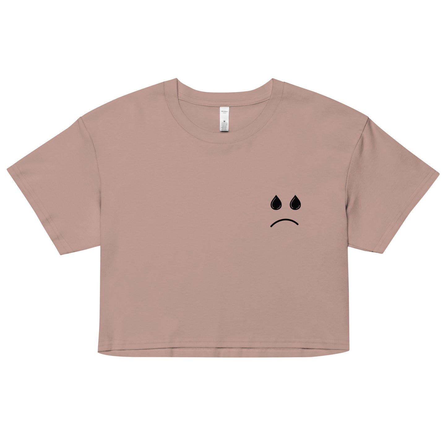 Nope Drop Frown crop top