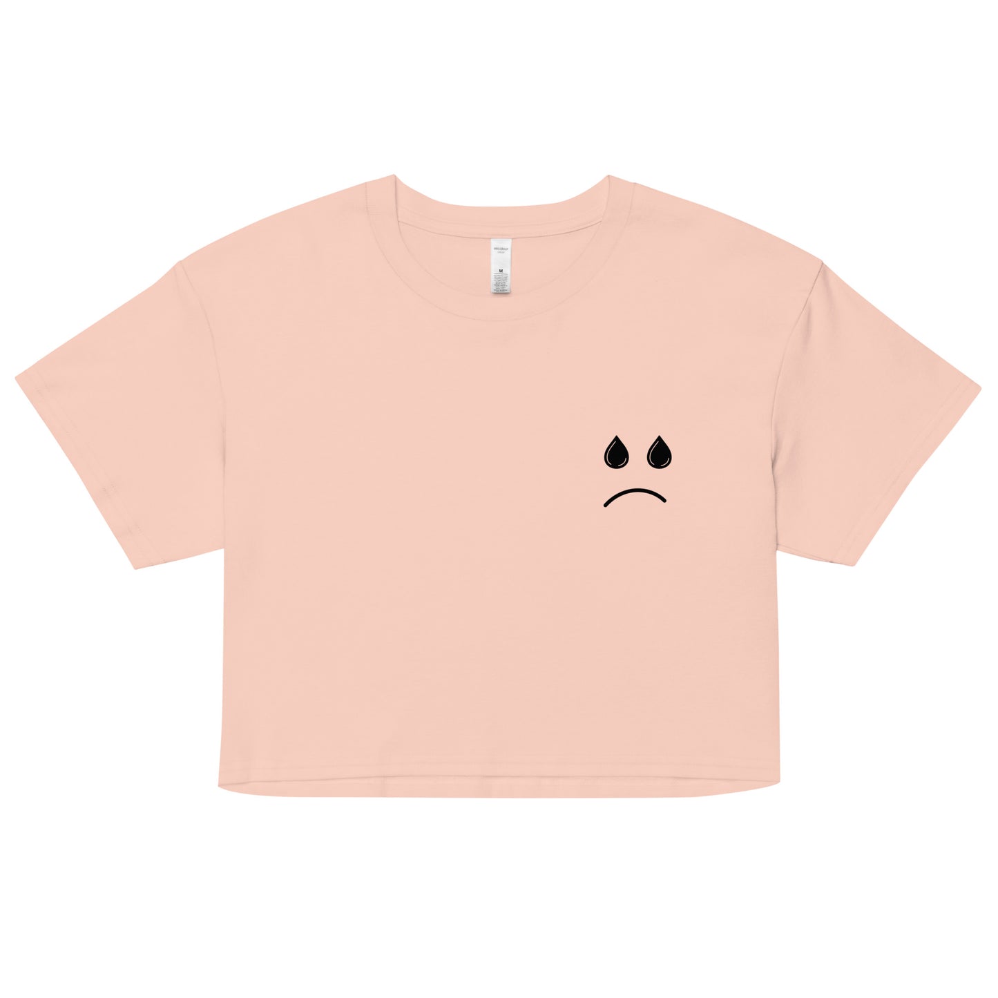 Nope Drop Frown crop top